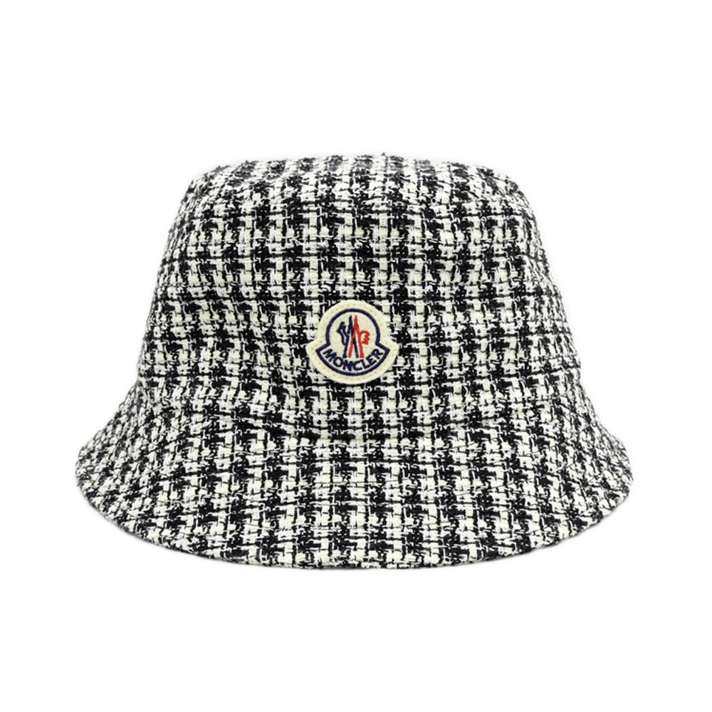 22AW MONCLER モンクレール 千鳥格子 ツイード バケット ハット 22AW MONCLER モンクレール 千鳥格子 ツイード バケット ハット