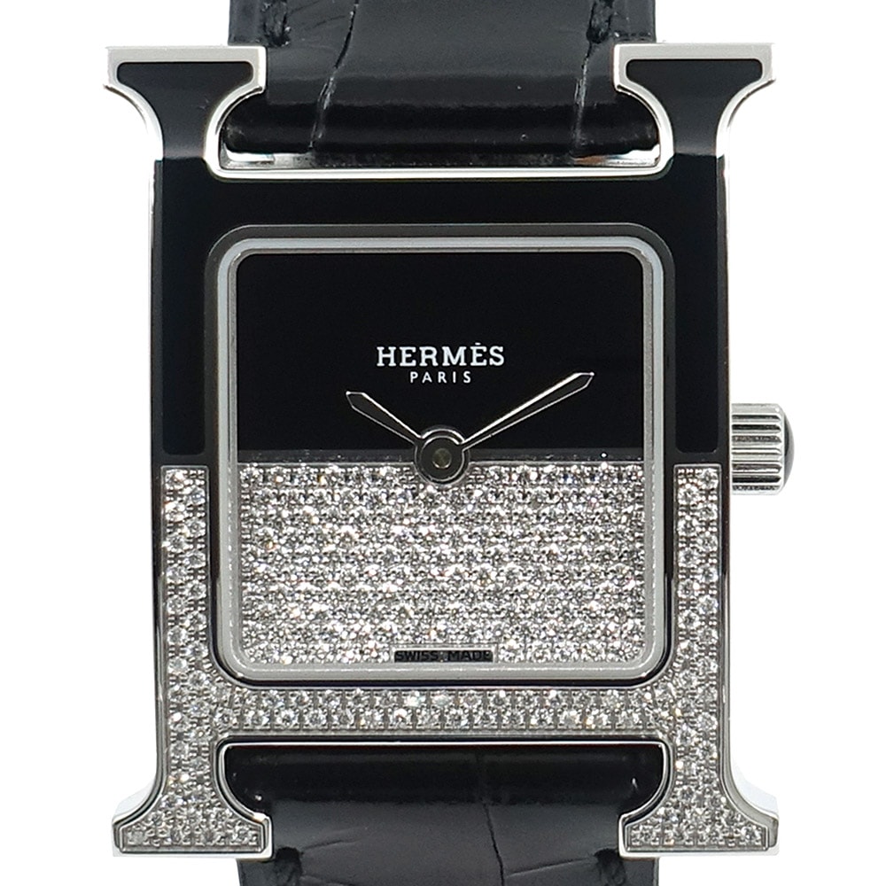 �ڱɡۡ�HERMES�ۥ���᥹ �ӻ��� H�����å� �ɥ��֥른�塼 HH1.233 �֥�å�/��������� ���ꥲ�������٥�� �������� ���� ��ǥ����� �ݾڽ� 2010ǯ���� Ȣ�����Ӹ򴹺ѡۡ���š�