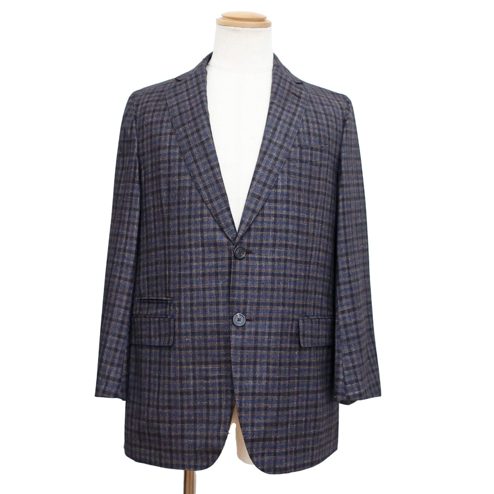 ��ŷ��ۡ�BERLUTI�ۥ٥��åƥ� ���㥱�å� �֥饦��ߥ֥롼 ������ߥ��륯����ߥ����ߥ� ɽ��������A50 ��� �ӥ��ͥ� ���ѥ�� �ե��å�������š�