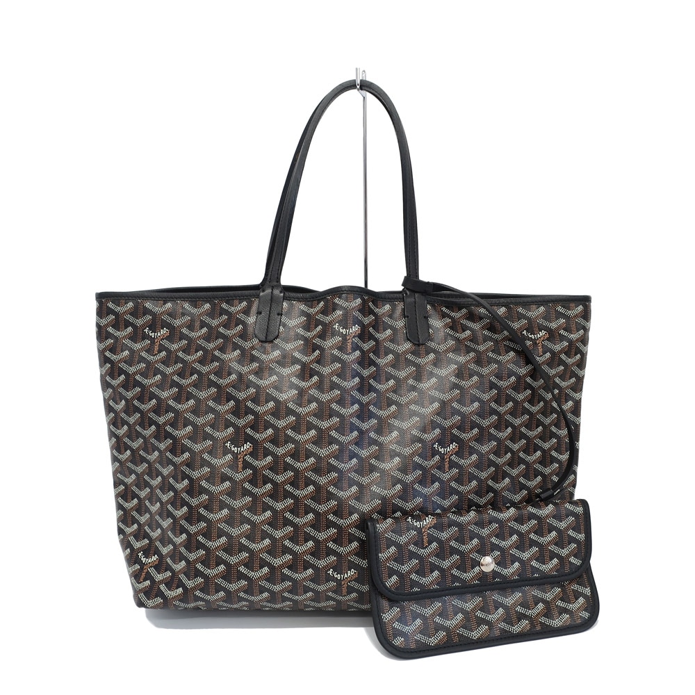 ��ŷ��ۡ�GOYARD�ۥ��䡼�� ����륤PM �ȡ��ȥХå� �֥�å� �� ���䡼��ǥ��� �쥶�� �ݡ����� ��˥��å��� �Хå� �����š�