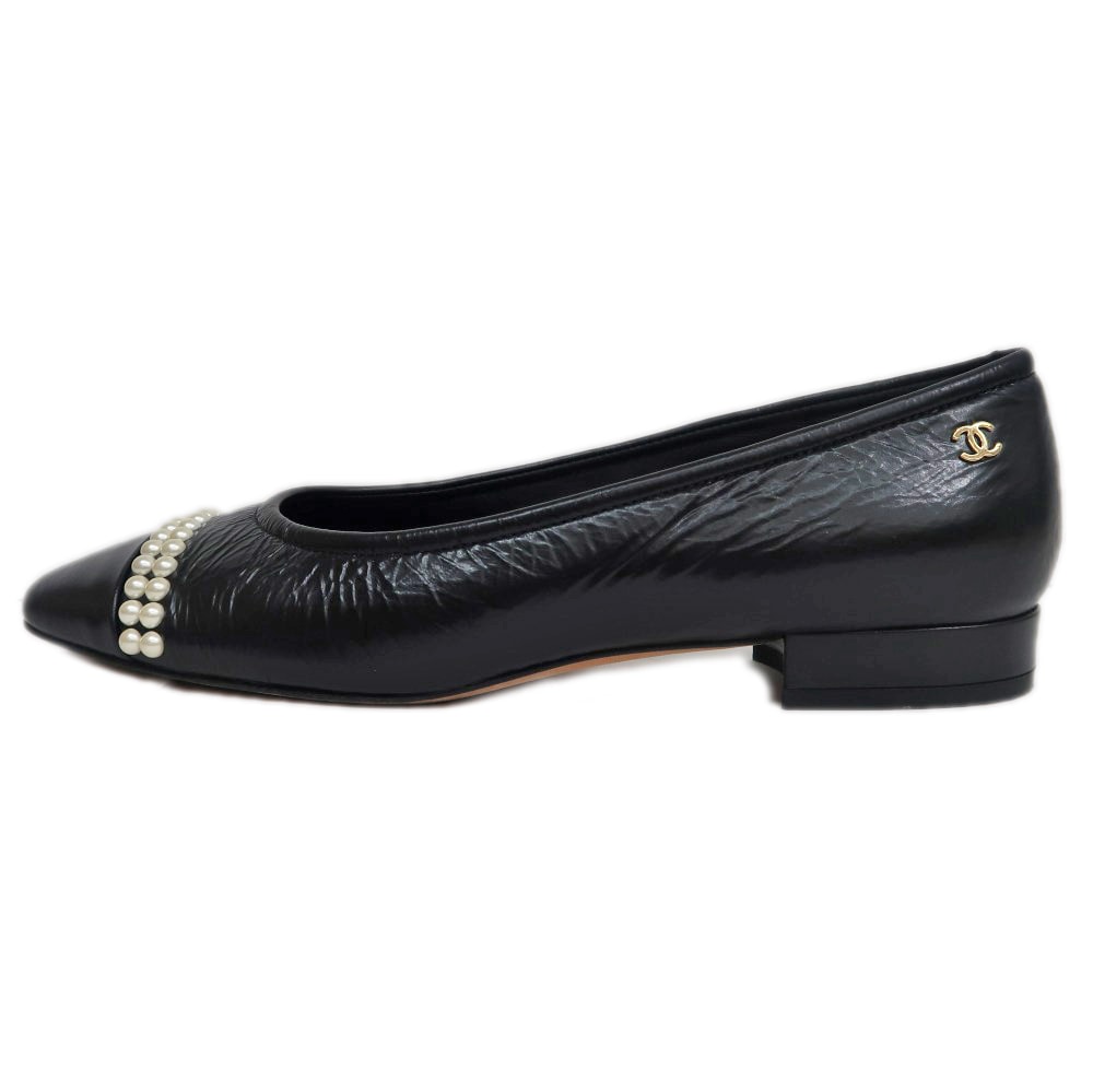 ̾ۡCHANELۥͥ ѥץ G35403 եѡ ֥å 36 1/2C 쥶 ǥ 塼š