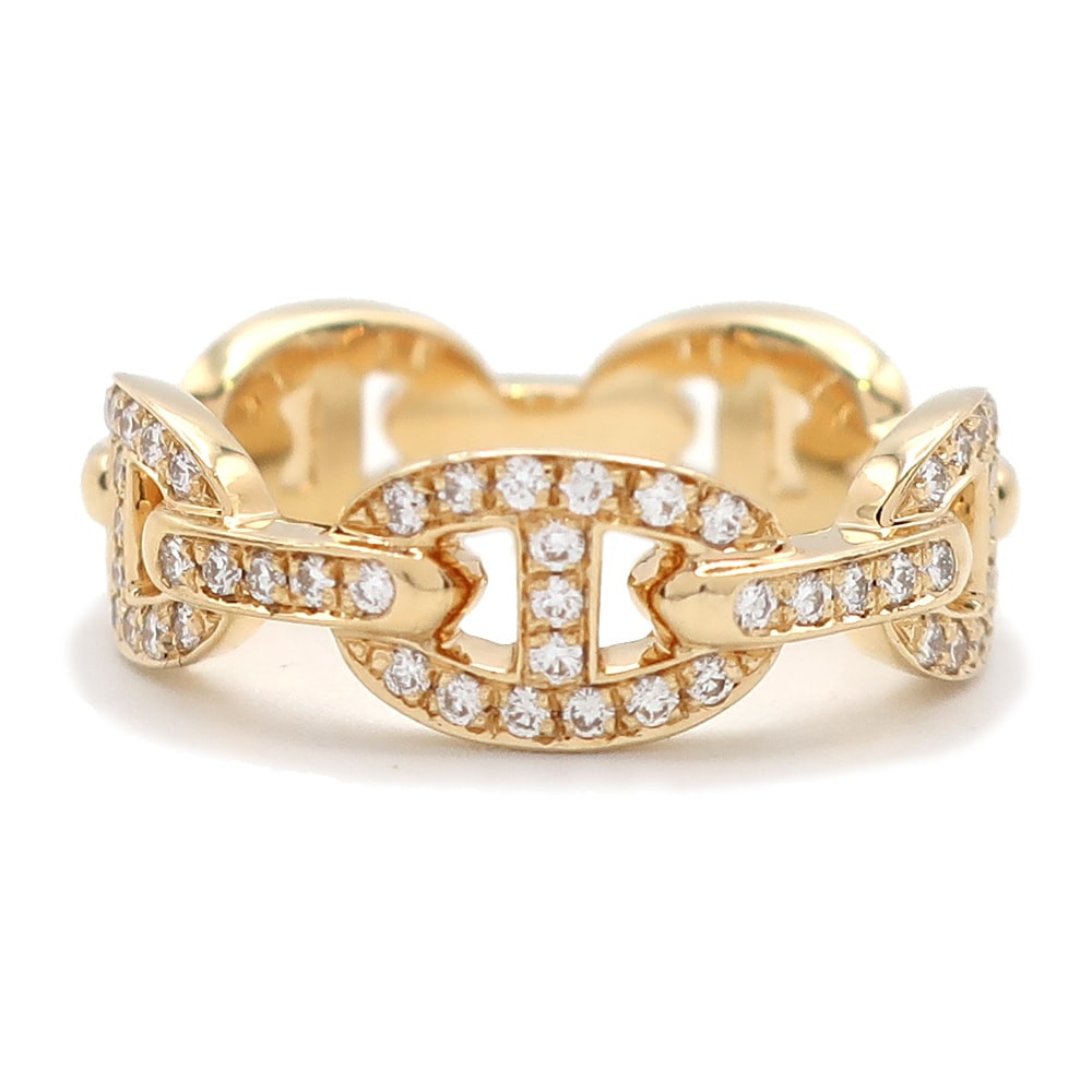 天白】【HERMES】エルメス リング 指輪 アンシェネ