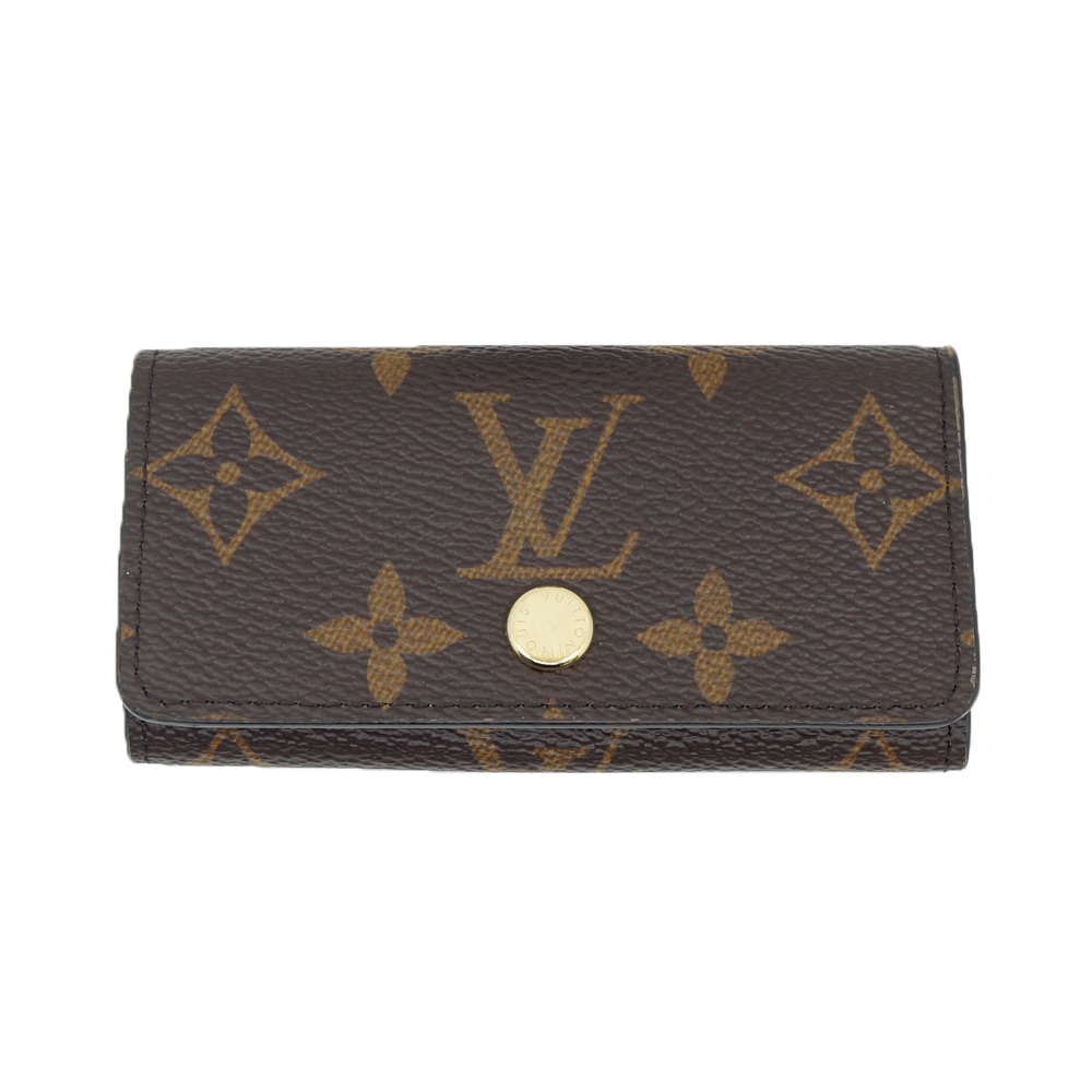 LOUIS VUITTON レザー キーケース ブラウン 中古・古着通販】LOUIS VUITTON (ルイ ヴィトン) モノグラムキー