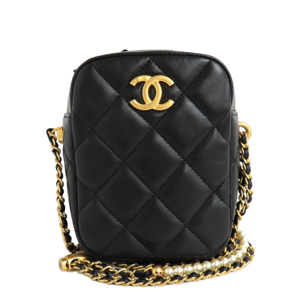 ��̾�Ų��ۡڥ�����ۡ�CHANEL�ۥ���ͥ� �ߥ˥���饱���� AS2857 �ޥȥ�å� �ե������ѡ��� �������󥷥������Хå� ��ॹ���� �֥�å� ������ɶ�� ��ǥ������ڿ���Ʊ�ۡ͡���š�