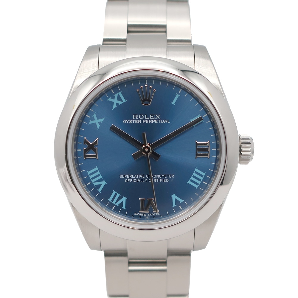 ŷۡROLEXۥå ѡڥ奢 177200 ֥롼 ӻ 31mm ư SS Ȣ ݾڽ  ǥ ڻž夲ѡۡš