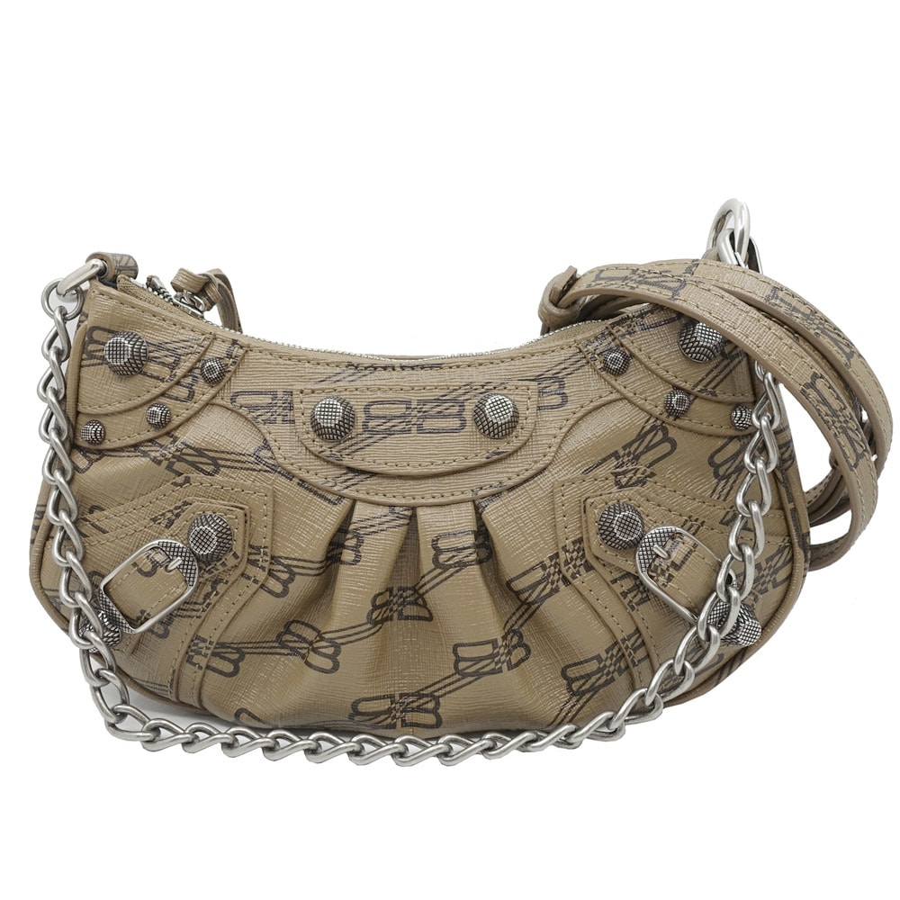 �ڱɡۡ�BALENCIAGA�ۥХ�󥷥��� �륫������ �ߥ� BB��Υ���� 2WAY�Хå� �ϥ��/�������� 695814 �쥶�� �֥饦�� ����С���� ��˥��å��� �˽����� ��¸�ޡ���š�