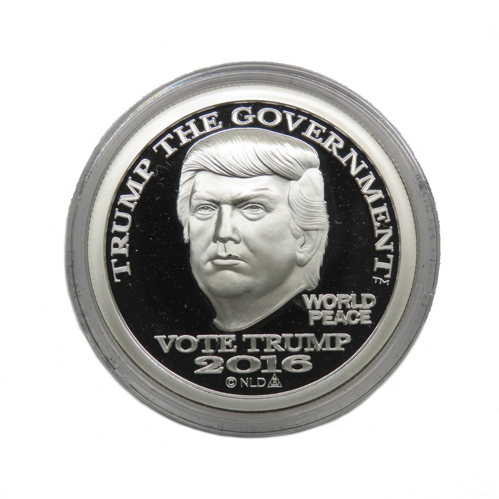 名古屋】【OTHER】2016年 トランプ大統領 WORLD PEACE 純銀コイン 1