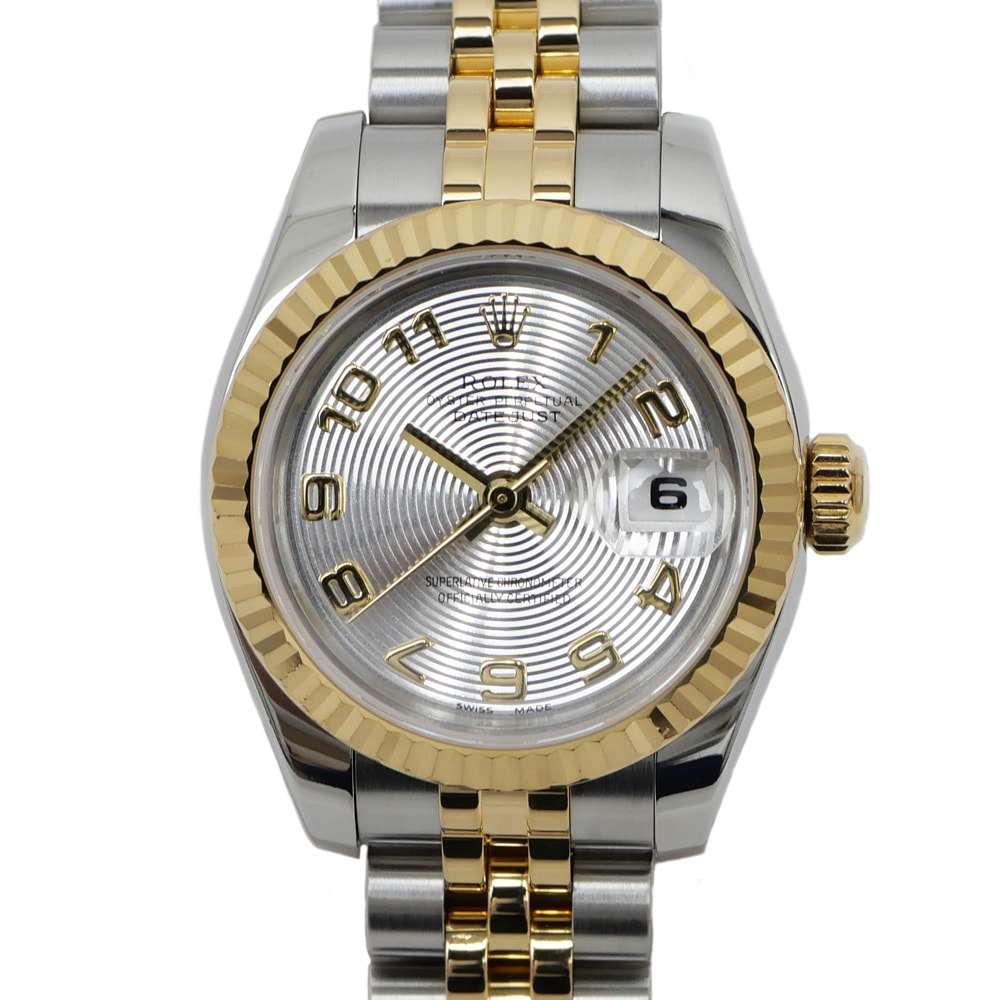 ̾ۡROLEXۥå ǥȥ㥹 179173 С󥻥ȥå F SS/YG  ӥ꡼֥쥹 ӻ ư ǥڻž夲ѡۡš