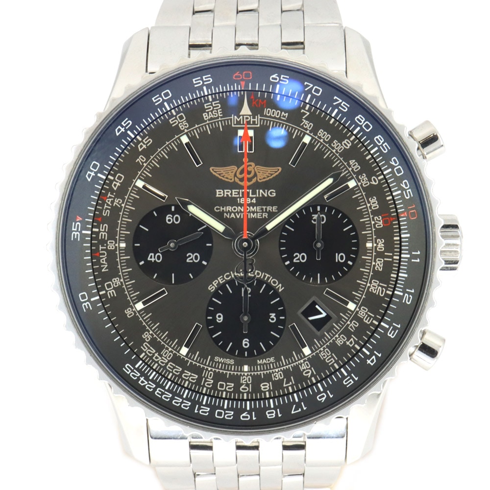 �ڱɡۡ�BREITLING�ۥ֥饤�ȥ�� �ʥӥ����ޡ� B01 �����Υ����43 ����ѥ󥨥ǥ������ AB0121A21B1A1 �����饵���� �ӻ��� ���졼 SS ��ư���� ��󥺡���š�