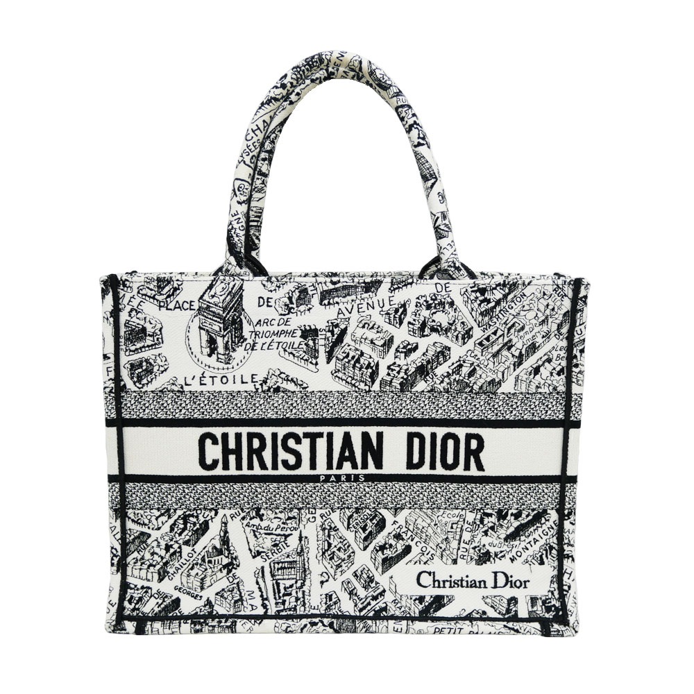 ��̾��ۡ�CHRISTIAN DIOR�ۥǥ������� �֥å��ȡ��� �ߥǥ����� ��Υȡ��� ��� �ۥ磻��X�֥�å� M1296ZOMP �ϥ�ɥХå� ��ǥ���������š�