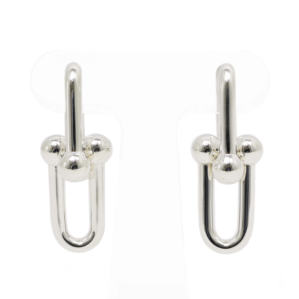 名東】【TIFFANY】ティファニー ハードウェア ラージリンク ピアス