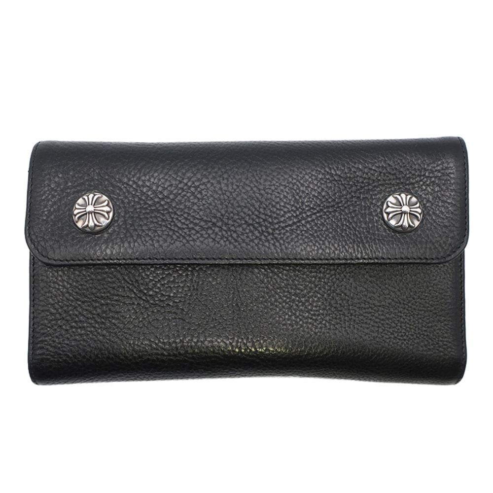 ��ŷ��ۡ�CHROME HEARTS�ۥ�����ϡ��� �������� ������å� WAVE Ĺ���� �֥�å� SV925 �쥶�� ���������㡼�� �������ܥ��� ��� ���ۡ���š�