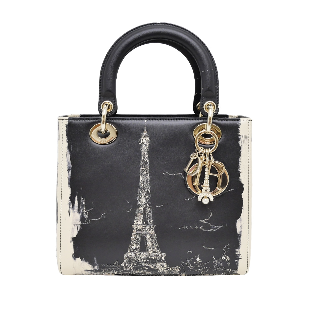 名東】【CHRISTIAN DIOR】ディオール LADYDIOR ハンドバッグ