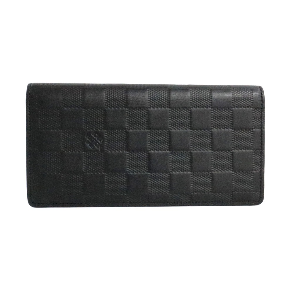 ��̾�Ų��ۡ�LOUIS VUITTON�ۥ륤�����ȥ� ���ߥ� ����ե��� �ݥ�ȥե����� �֥饶 N63010 ���˥��� �� �쥶�� ���Ĺ���� �ˡ���š�