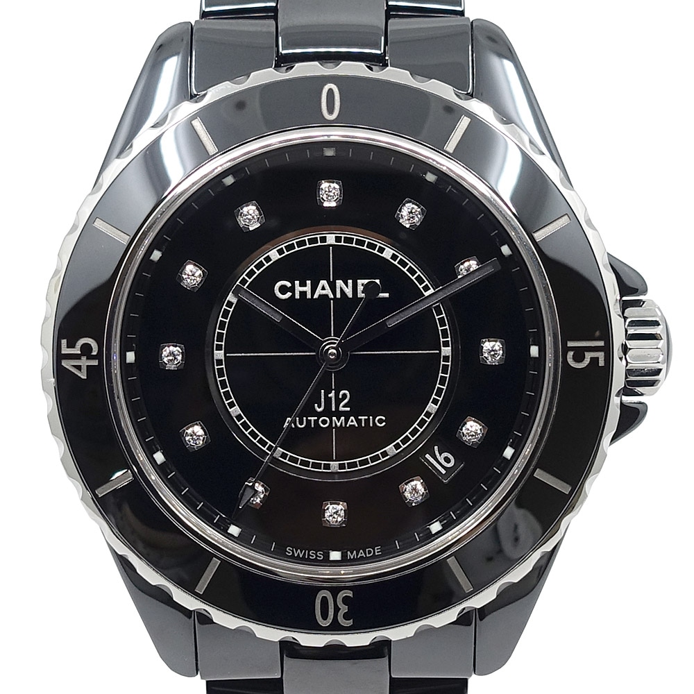 ڱɡۡCHANELۥͥ ӻ J12 H5702 12P ʸ 38mm ֥åߥå ư Cal.12.1 ΢  ǥ ݾڽ 2025ǯ Ȣš