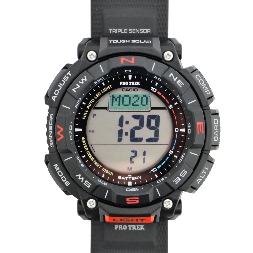 ��̾��ۡ�CASIO�ۥ����� PROTREK �ץ��ȥ�å� PRG-340-1JF �֥�å� ����� �����顼 �����ȥɥ� ��� �ӻ��סڿ��ʡۡ�̤�����ʡۡ���š�