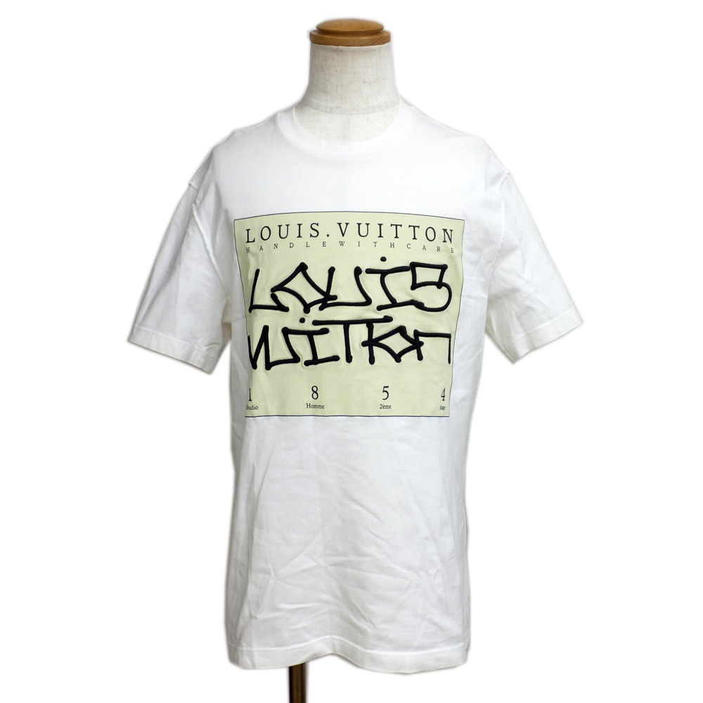 ��ŷ��ۡ�LOUIS VUITTON�ۥ륤�����ȥ� T����� ���󥵥��ɥ����� ����ե��å��ɽ� Ⱦµ LV �ۥ磻�ȷ� ɽ��������L RM222 DT3 HNY75W ���åȥ� ���ѥ�� �ȥåץ� �� ��󥺡���š�