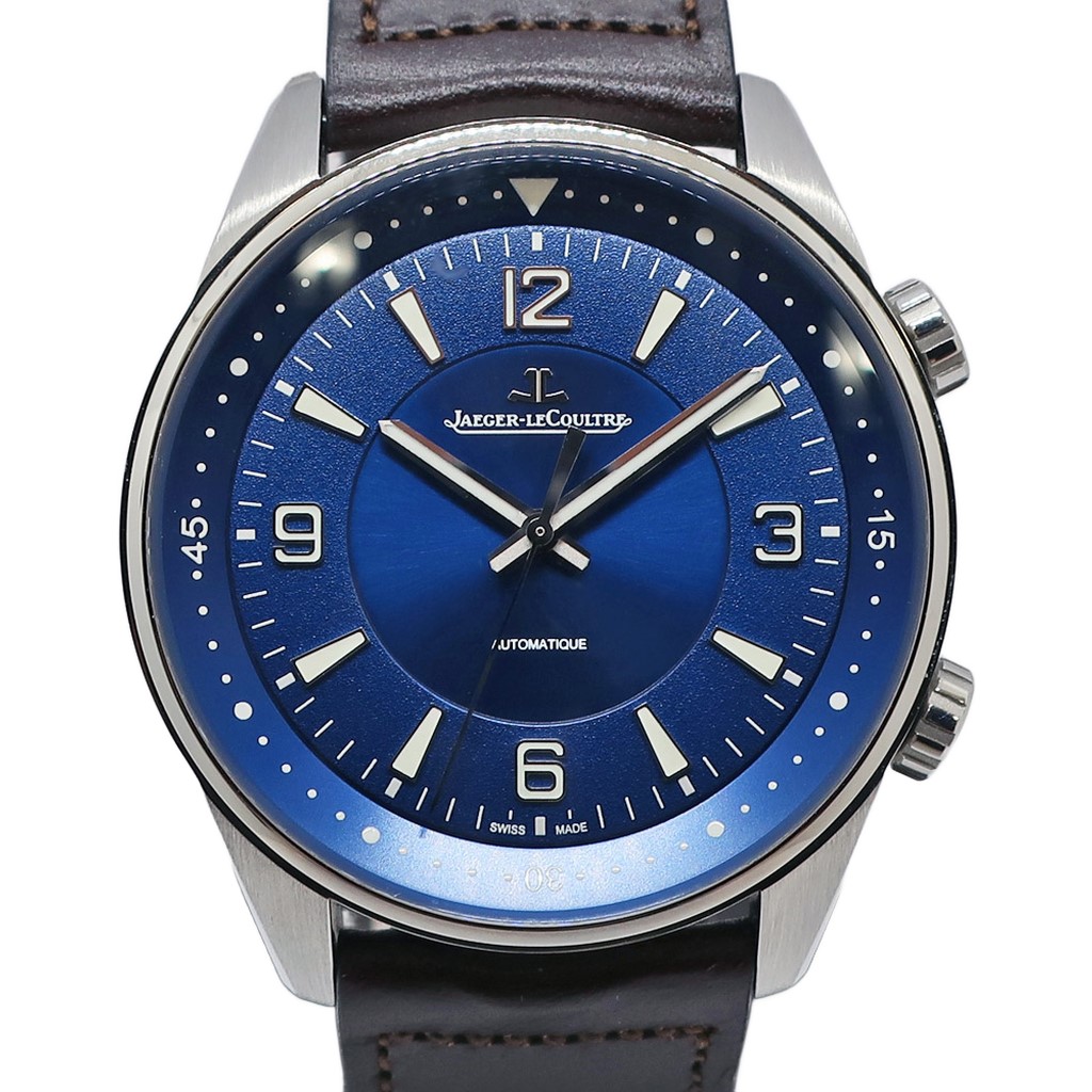 ��ŷ��ۡ�JAEGER LECOULTRE�ۥ��㥬���륯��� �ݥ�ꥹ �����ȥޥƥ��å� Q9008480 SS �쥶�� ��� �֥롼 ��ư���� �ӻ��ס���š�