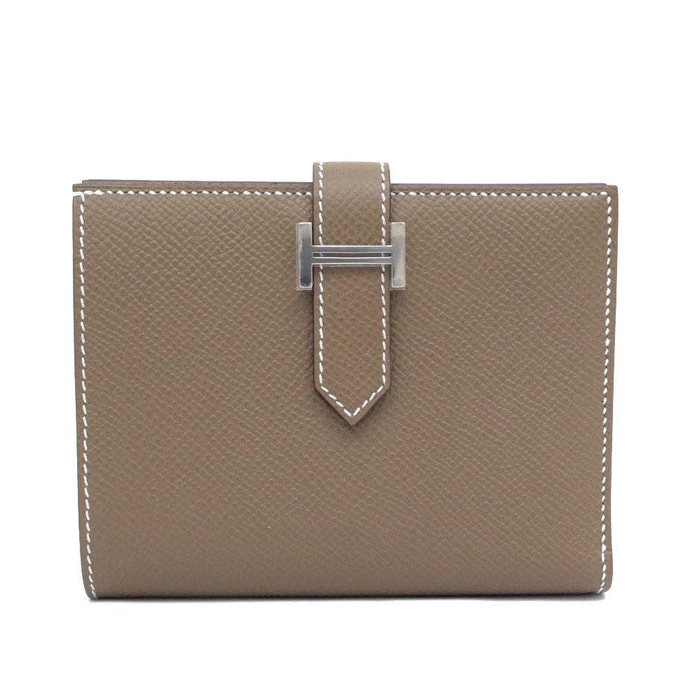 エルメス ベアン クラシック ブラウン ゴールド 二つ折り財布 長財布 エルメス ベアン クラシック ブラウン ゴールド 二つ折り財布 長財布