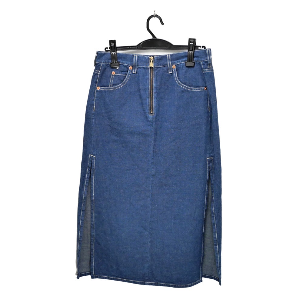 Gucci ダークブルー タイトスカート　ミニスカート　デニムスカート　38 Gucci ダークブルー タイトスカート ミニスカート デニムスカート 38