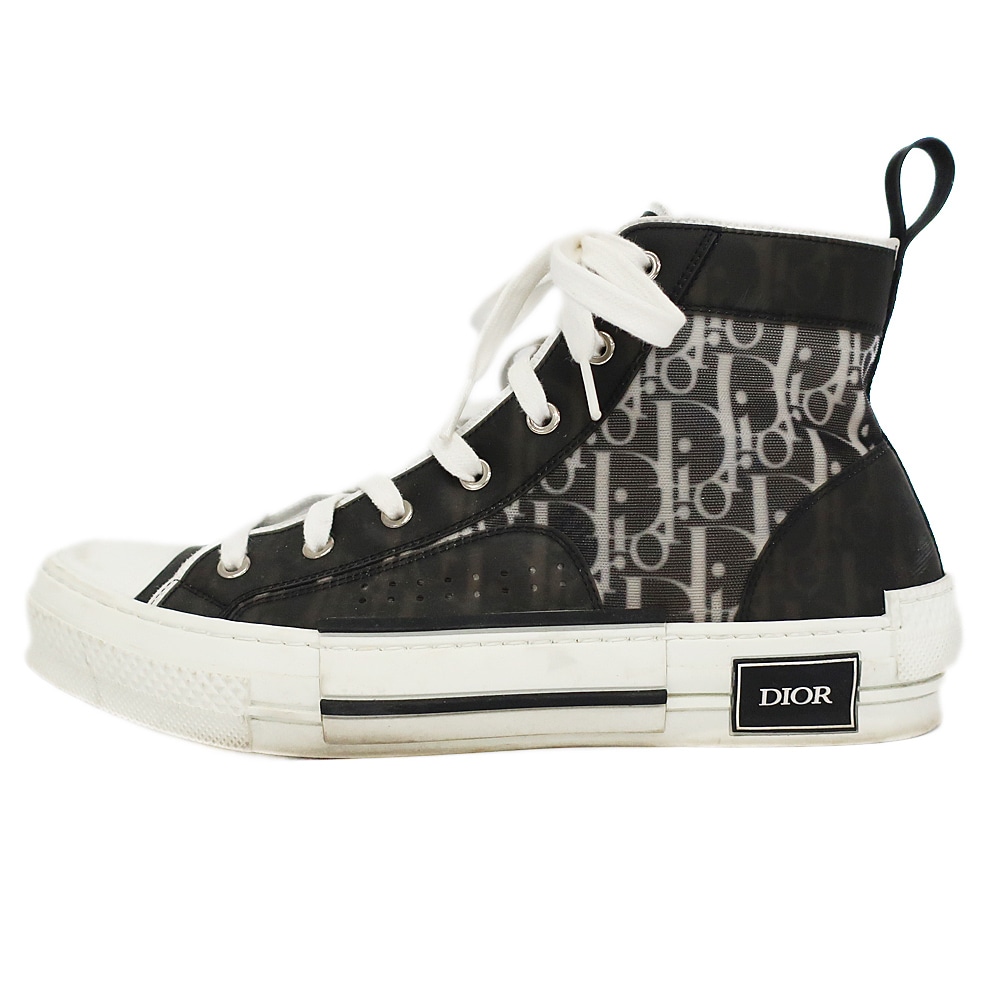 天白】【CHRISTIAN DIOR】ディオール スニーカー ハイカット