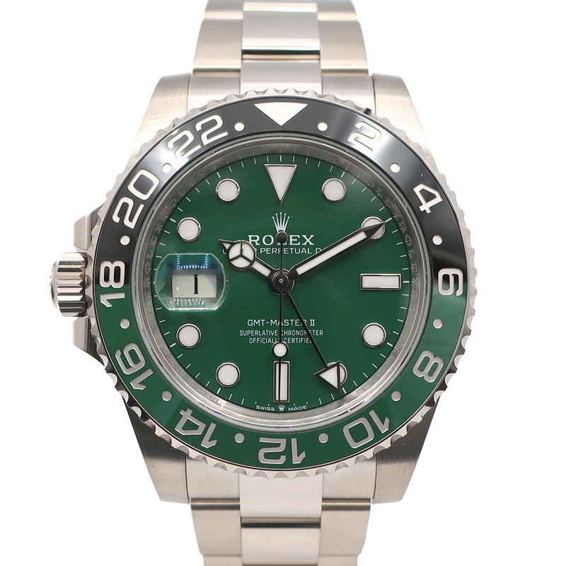 ��ŷ��ۡ�ROLEX�ۥ���å��� GMT�ޥ�����2 126729VTNR ���� ��եƥ� K18WG �ۥ磻�ȥ������ �����������֥쥹 �ӻ��� ��ư���� ��� 2025�ݾڽ��̤���ѡۡ���š�