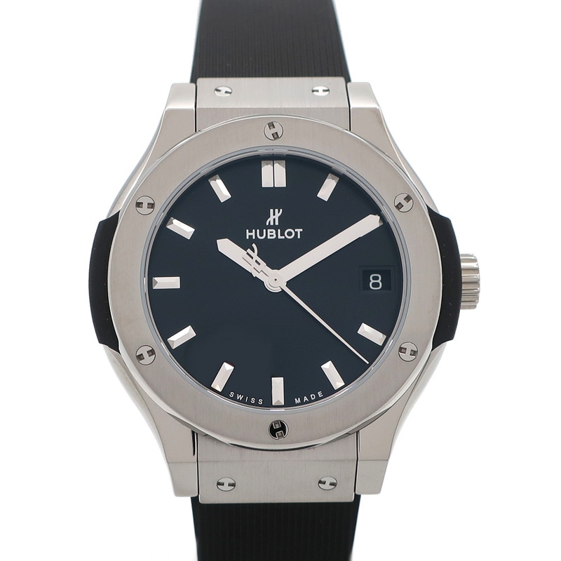 ��ŷ��ۡ�HUBLOT�ۥ��֥� ���饷�å��ե塼����� �����˥��� �֥�å� 581.NX.1470.RX �������� ��ǥ����� �ӻ��� 33mm��̤���ѡۡ���š�