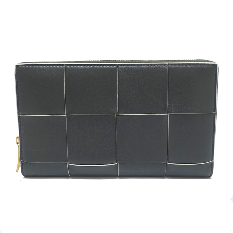 �ڱɡۡ�BOTTEGA VENETA�ۥܥåƥ������ͥ� �����å� ���åץ��饦��ɥ�����å� RFID ����ȥ���㡼�� �쥶�� �֥�å� �ۥ磻�� ������ɶ�� ��˥��å��� ��� ��ǥ����� Ȣ