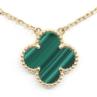 �ڱɡۡ�VAN CLEEF��ARPELS�ۥ����󥯥꡼�ա������ڥ� K18YG ������ơ�������ϥ�֥� �ͥå��쥹 �ޥ饫���� VCARO9VA00 750YG ���奨�꡼ ��ǥ���������š�