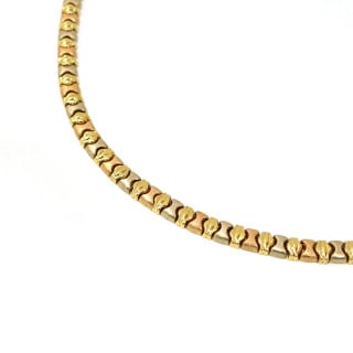 �ڱɡۡ�JEWELRY�ۥǥ�����ͥå��쥹 K18 ��35.2g ����Ĺ42cm ���奨�꡼ ��������/�ۥ磻��/�ԥ󥯥�����ɡ���š�