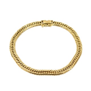 �ڱɡۡ�JEWELRY�ۥ֥쥹 K18 12�̥ȥ�ץ� ��ʿ ��17.0g ���Ӳ��20cm ���奨�꡼ ���إ� ��������������ɡ���š�