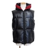 【天白】【MONCLER】モンクレール ダウンベスト コート F20911A51C00 ブラック 表記サイズ4 ナイロン アウター アパレル 服 メンズ ファッション 【中古】