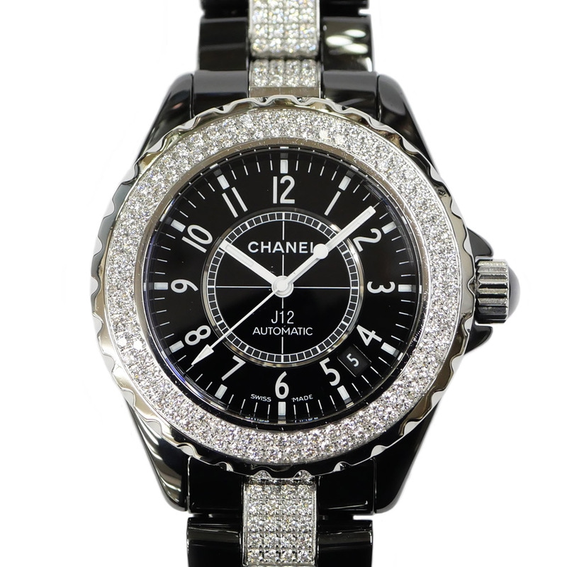 �ں���3���߳�������ݥ�ۡ�̾��ۡ�CHANEL�ۥ���ͥ� J12 38mm ������٥��� H1339 �֥�å�ʸ���� ����ߥå� SS ��ư�� �ӻ��� ��� ��OH�ѡۡڻž夲�ѡۡ���š�
