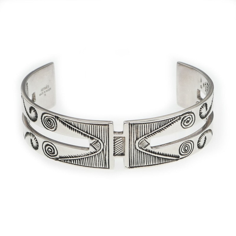 名東】【HERMES】エルメス ブレスレット トゥアレグ T5 Ag925 シルバー