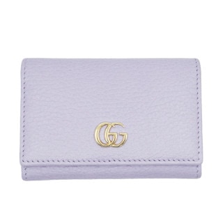 栄】【GUCCI】グッチ 739525 ダブルG バイカラー レザー カードケース