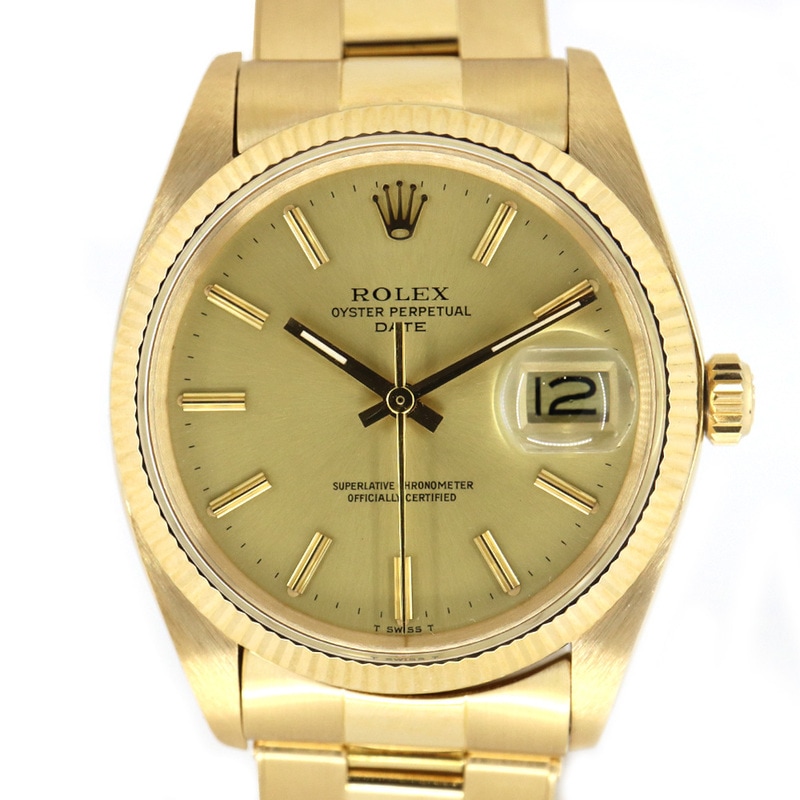 �ڱɡۡ�ROLEX�ۥ���å��� �����������ѡ��ڥ��奢�� �ǥ��� 1503/8 �����ѥ󥴡���� �ӻ��� SS YG ��ư���� ������ơ��� ��󥺡���š�