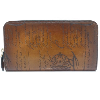 �ڱɡۡ�BERLUTI�ۥ٥��åƥ� �������� ���󥰥��åץ�����å� Ĺ���� 307758 20284 �쥶�� ������������ƥ� �֥饦�� ����С���� ��� ���� Ȣ ��¸�ޡ���š�