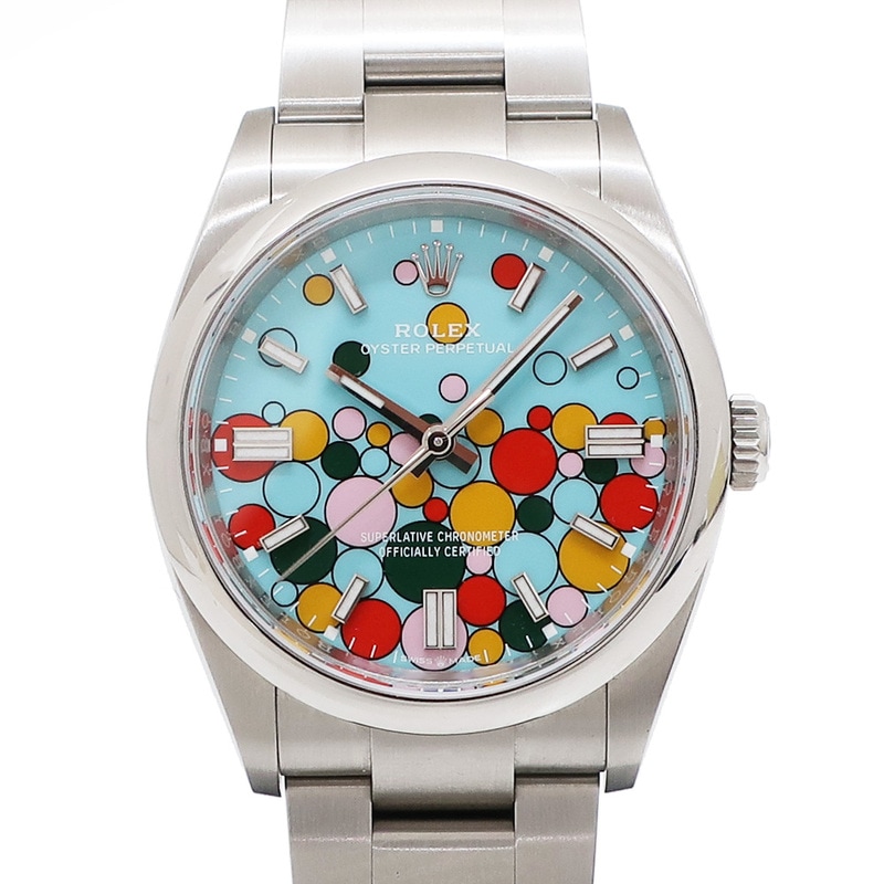 ��ŷ��ۡ�ROLEX�ۥ���å��� �����������ѡ��ڥ��奢�� 36 126000 ����֥졼����� ������ �����������֥롼 2023ǯ ���ƥ�쥹 ��� ��ư���� �ӻ��ס���š�