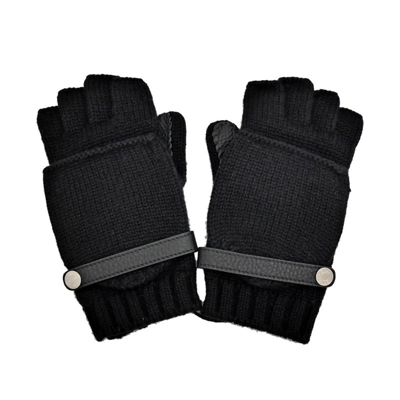 エルメス ボルチモア手袋新品 名東】【HERMES】エルメス ボルチモア グローブ ブラック 黒 サイズS