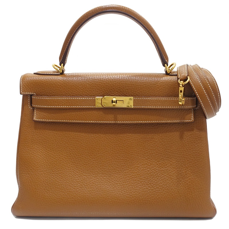 栄】【HERMES】エルメス ケリー32 ハンドバッグ 内縫い 2WAY □I刻印
