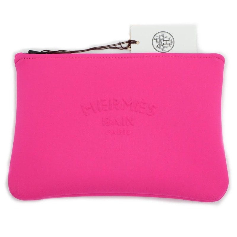 名東】【HERMES】エルメス ポーチ ネオバン PM バブルガムピンク