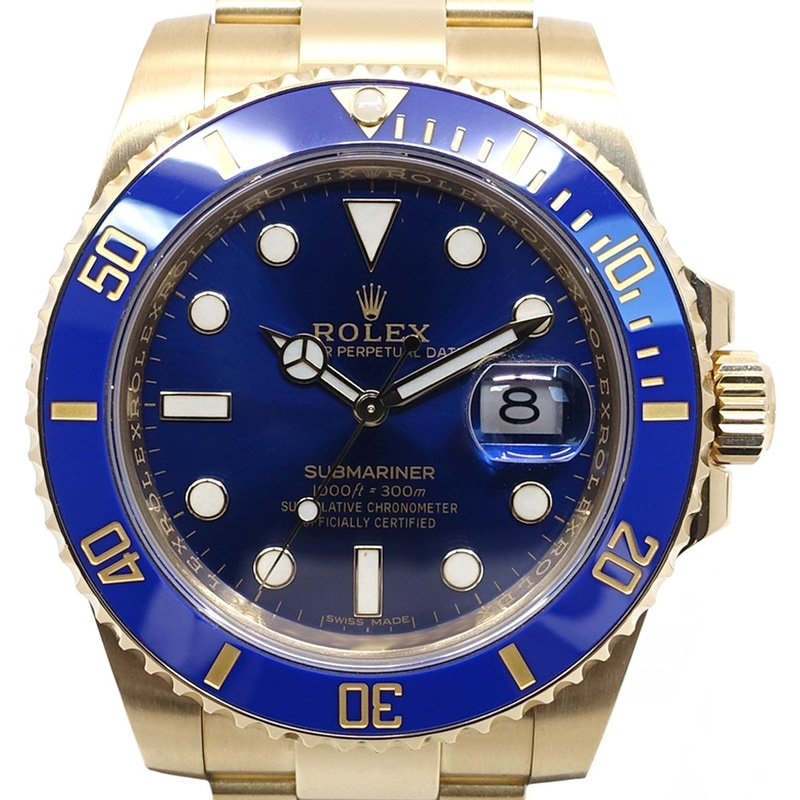 �ڱɡۡ�ROLEX�ۥ���å��� ���֥ޥ꡼�ʡ� �ǥ��� 40mm 116618LB �����ॷ�ꥢ�� K18YG �֥롼ʸ���� ��ư���� �ӻ��� ��� ���� Ȣ �ݾڽ����š�