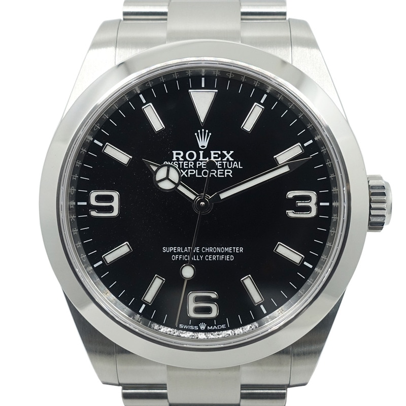 �ڱɡۡ�ROLEX�ۥ���å��� �ӻ��� �������ץ����顼1 224270 �֥�å� SS ��ư���� ������ ��󥺡ڻž夲�ѡۡ���š�