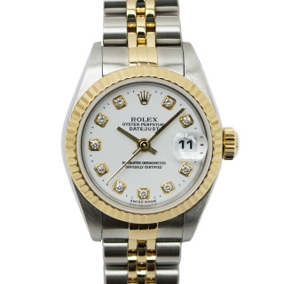 ��̾��ۡ�ROLEX�ۥ���å��� �ǥ��ȥ��㥹�� 79173G �ۥ磻�� ������ ʸ���� P�� SS/YG ����� ����ӥ꡼�֥쥹 �ӻ��� ��ư�� ��ǥ������ڻž夲�ѡۡ���š�