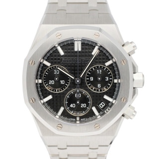 ��̾�Ų��ۡ�AUDEMARS PIGUET�ۥ����ǥޥԥ� ������륪���� �����Υ���� 50��ǯ��ǰ 26240ST.OO.1320ST.02 �֥�å� SS ��ư���� ��� �ݾڽ��դ�����š�