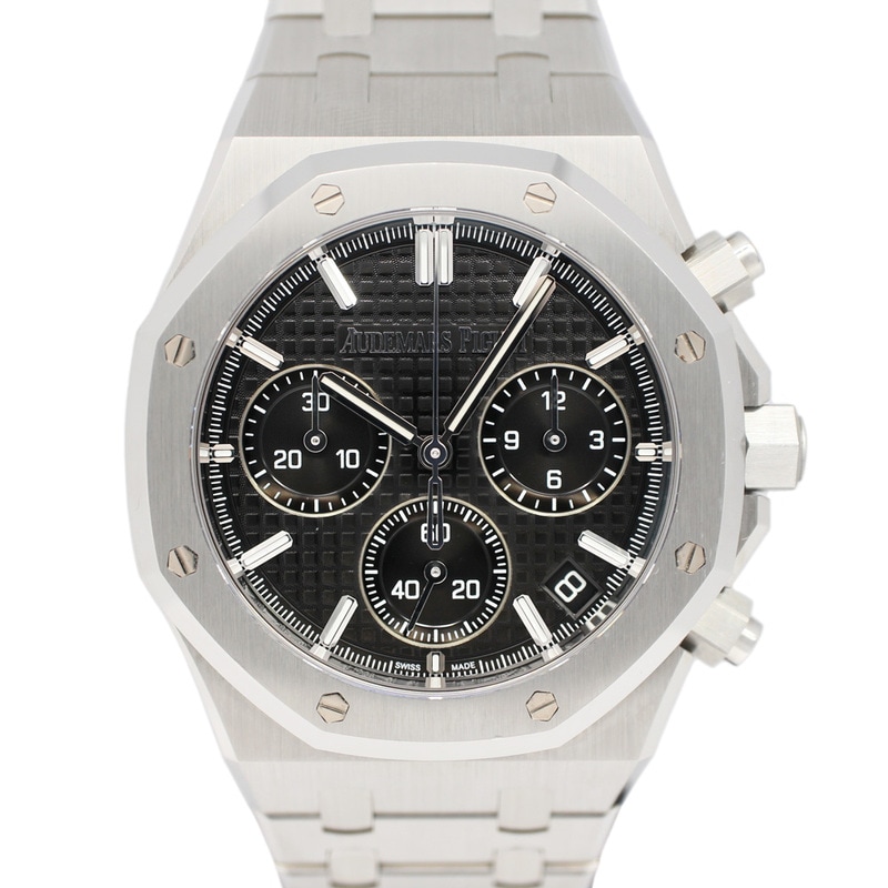 ��̾�Ų��ۡ�AUDEMARS PIGUET�ۥ����ǥޥԥ� ������륪���� �����Υ���� 50��ǯ��ǰ 26240ST.OO.1320ST.02 �֥�å� SS ��ư���� ��� �ݾڽ��դ�����š�