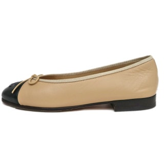 ��̾��ۡ�CHANEL�ۥ���ͥ� �Х�꡼�� �ѥ�ץ� G02819 �١����� �֥�å� ������35C �쥶�� ��ǥ��������塼������š�