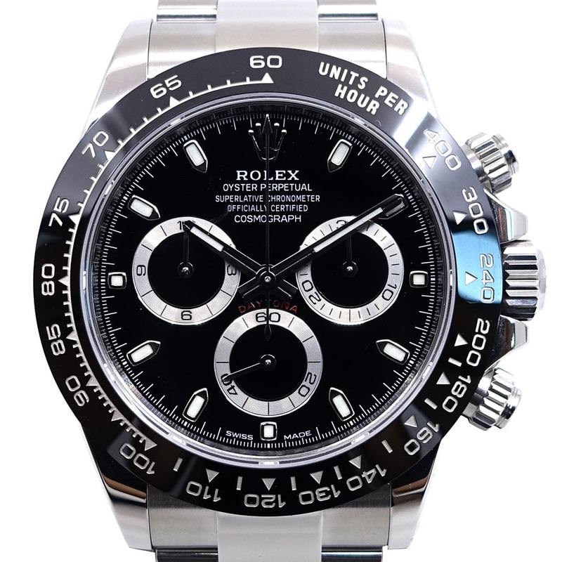 �ڱɡۡ�ROLEX�ۥ���å��� �����⥰��եǥ��ȥ� 40mm 116500LN �����ॷ�ꥢ�� SS �֥�å�ʸ���� �����Υ���� ��ư���� �ӻ��� ��� ���� Ȣ �ݾڽ����š�