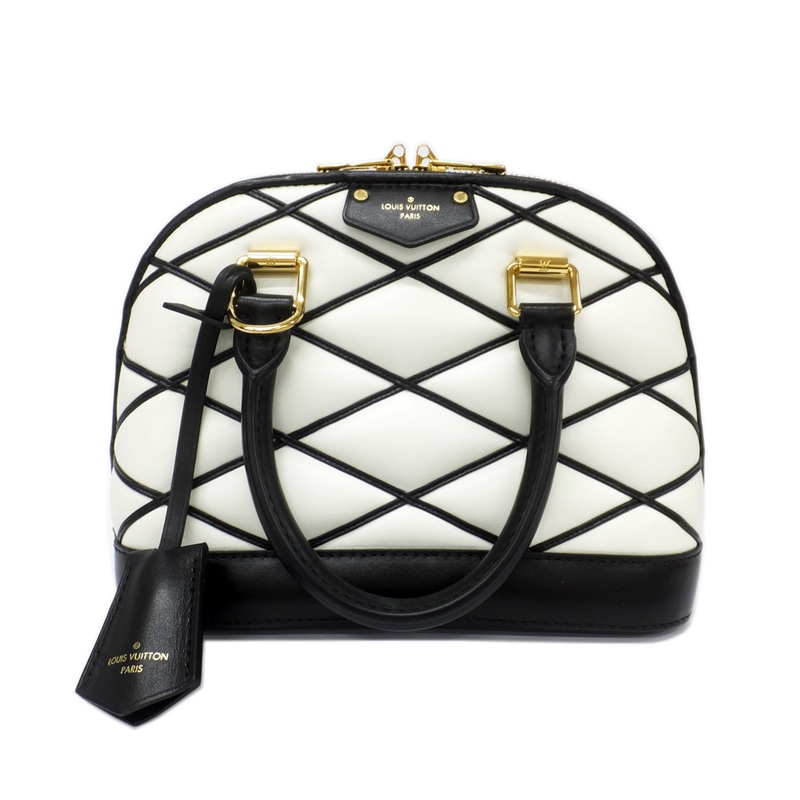 ��ŷ��ۡ�LOUIS VUITTON�ۥ륤�����ȥ� �����BB �Х֥륰��� �쥶�� M23761 �ۥ磻�ȡߥ֥�å� ����ƥ��� ������ɶ�� 2WAY �����š�