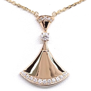 �ڱɡۡ�BVLGARI�ۥ֥륬�� K18PG �ǥ��������ɥ꡼�� ��������� �ͥå��쥹 350063 750PG ���奨�꡼ �ǥ����Сڻž夲�ѡۡ���š�